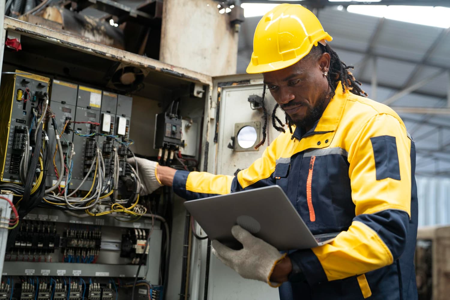 FGRNL engineer installing prepaid meter on site Lagos